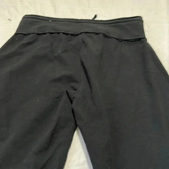 Alo Black Wide Leg Croo Pants XS drawstring - Picture 6 of 6